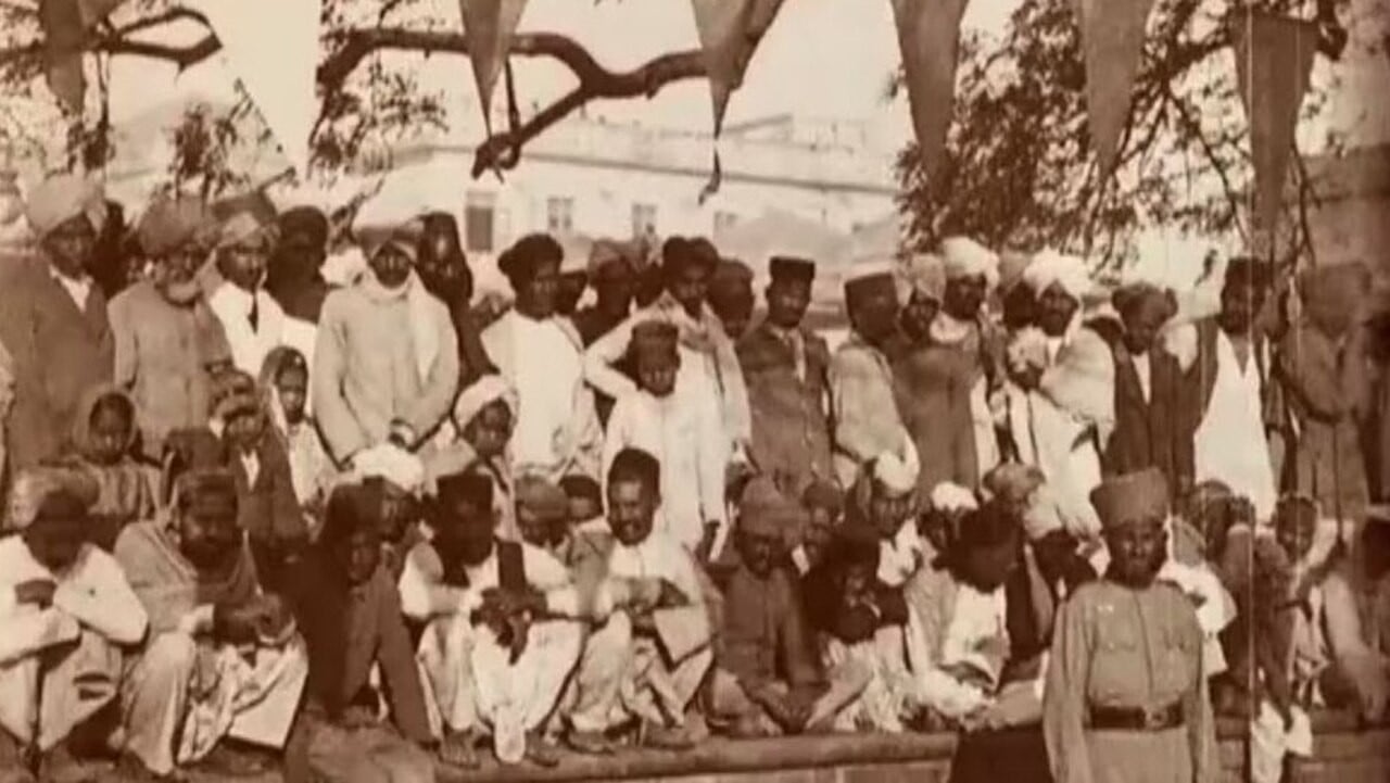 Edward Prince of Wales' Tour of India: Indore, Bhopal, Gwalior and Delhi backdrop