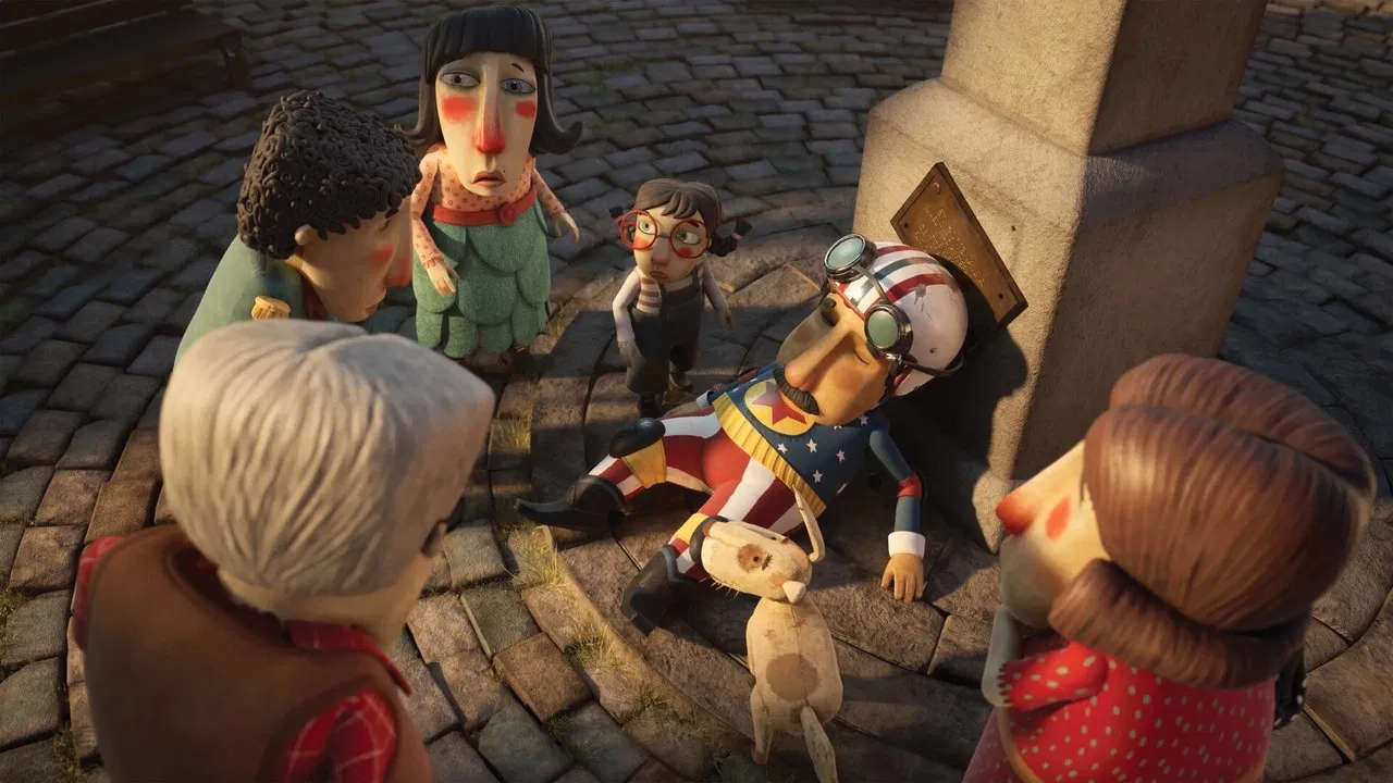 The Strange Case of the Human Cannonball backdrop