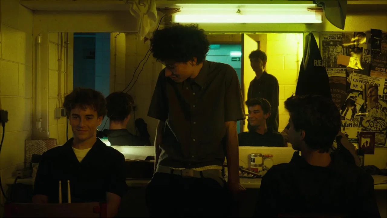 In The Backstage backdrop