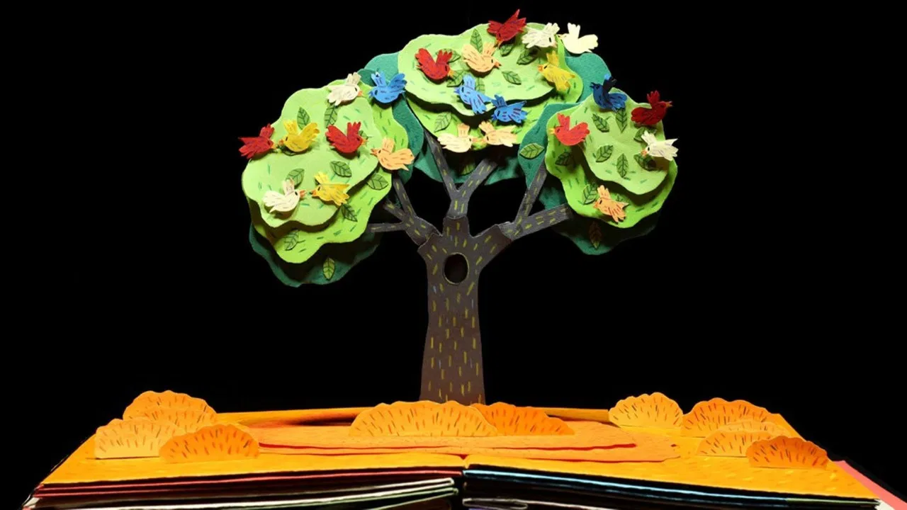 The tree has been planted backdrop