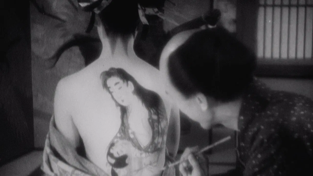 Utamaro and His Five Women backdrop