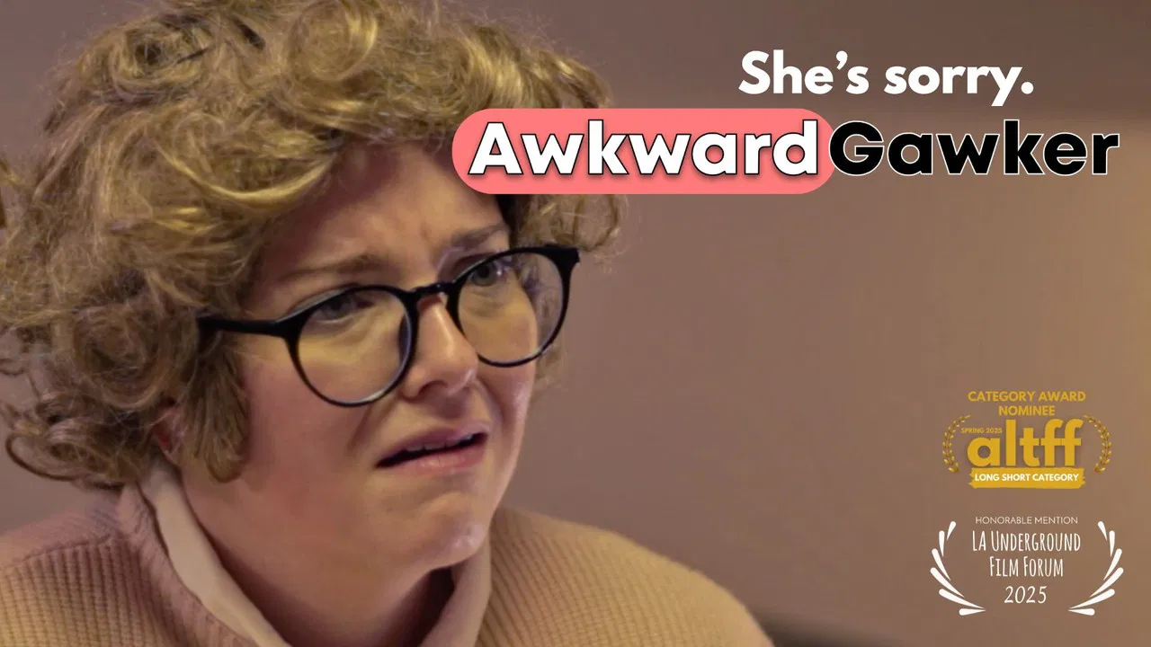 Awkward Gawker backdrop