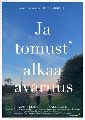 Ja tomust' alkaa avaruus poster