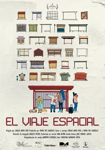 El viaje espacial poster