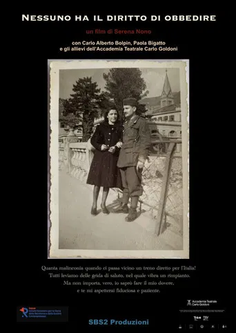 Nessuno ha il diritto di obbedire poster