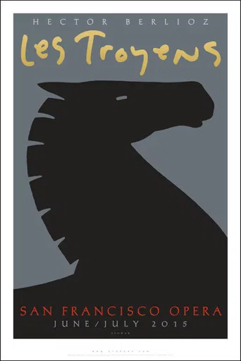Les Troyens - San Francisco Opera poster