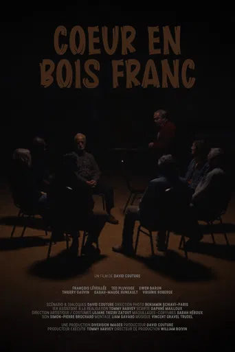 Coeur en bois franc poster