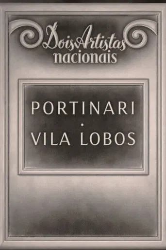 Dois artistas nacionais - Portinari e Villa Lobos poster