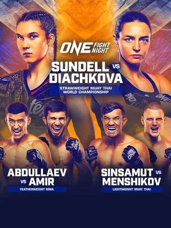 ONE Fight Night 22: Sundell vs. Diachkova poster