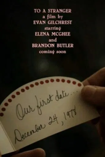 To A Stranger poster