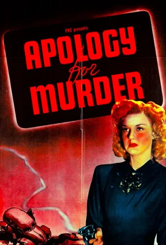 Apology for Murder poster