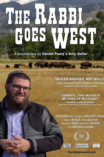 The Rabbi Goes West poster