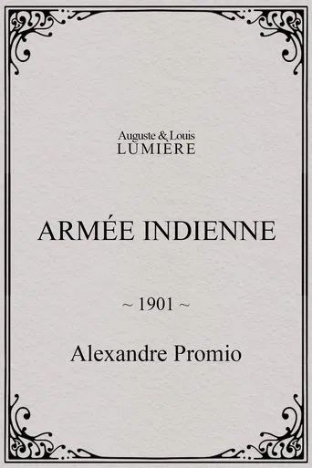 Armée indienne poster