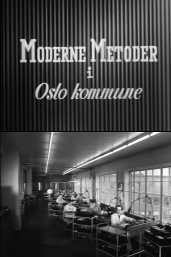 Oslofilm: Moderne metoder i Oslo kommune poster