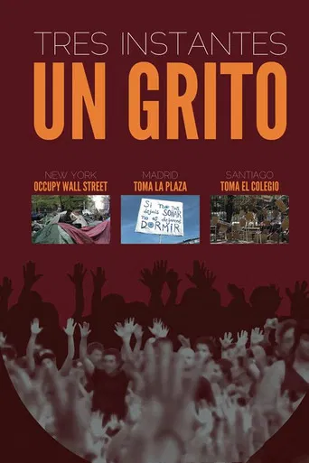 Tres instantes, un grito poster