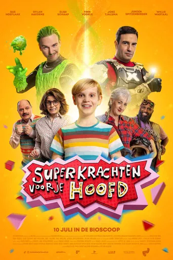 Superkrachten voor je hoofd poster