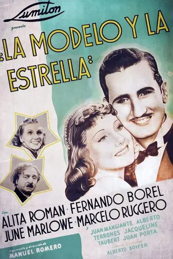 La modelo y la estrella poster
