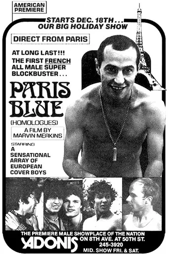 Paris Blue poster