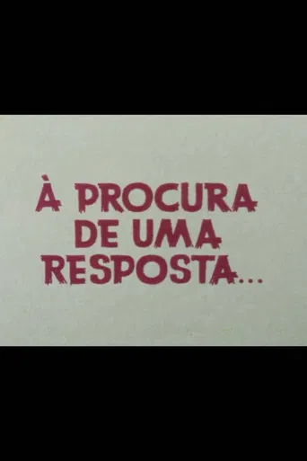 À Procura De Uma Resposta poster