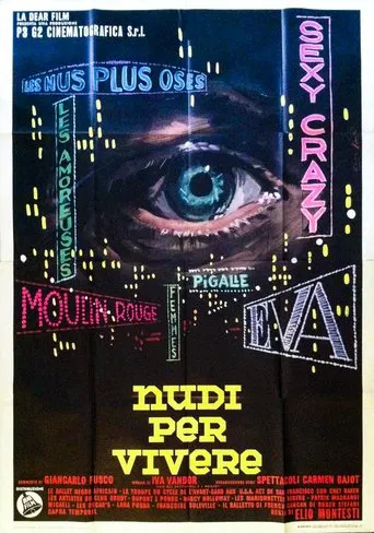 Nudi per vivere poster