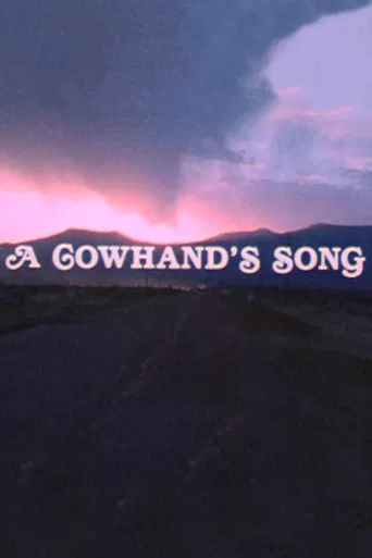 A Cowhand's Song poster