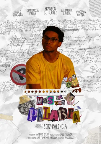 Más de una palabra poster