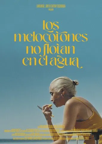 Los melocotones no flotan en el agua poster