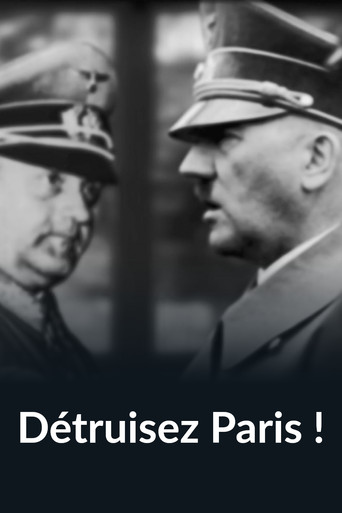 Détruisez Paris ! poster