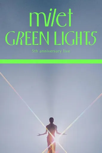 milet 5th anniversary live "GREEN LIGHTS" poster