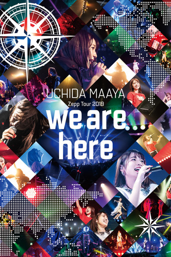 UCHIDA MAAYA LIVE TOUR 2019 we are here poster