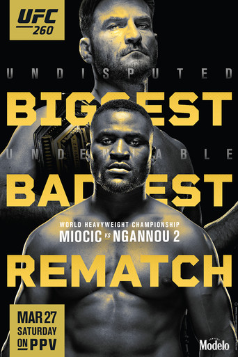 UFC 260: Miocic vs. Ngannou 2 poster