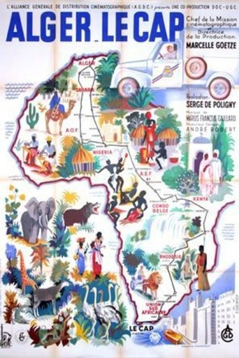 Algiers - Cape Town poster