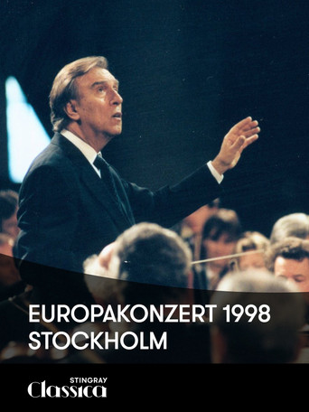 Europakonzert 1998 from Stockholm poster