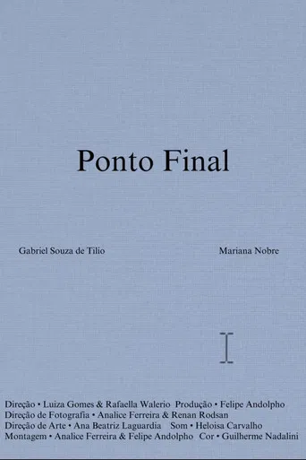 Ponto Final poster