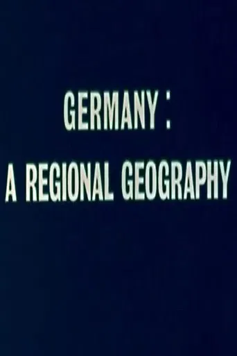Germany: A Regional Geography poster