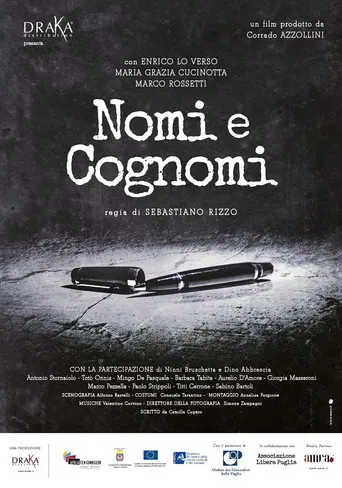 Nomi e cognomi poster