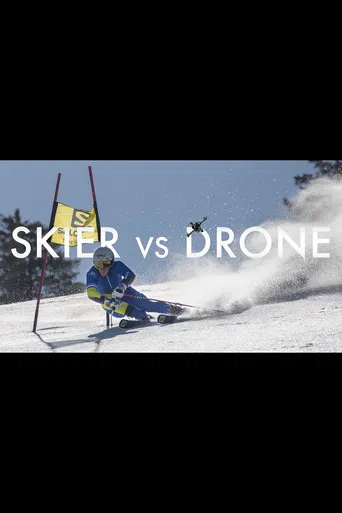 Skier vs Drone poster