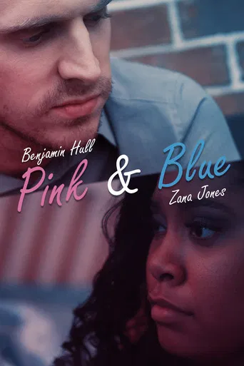 Pink & Blue poster