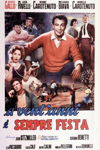A vent'anni è sempre festa poster