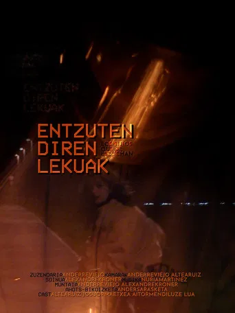 Entzuten Diren Lekuak poster