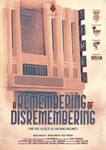 A Remembering of Disremembering poster