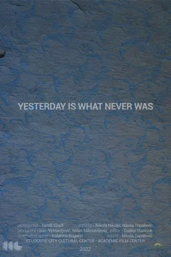 Yesterday Is What Never Was poster
