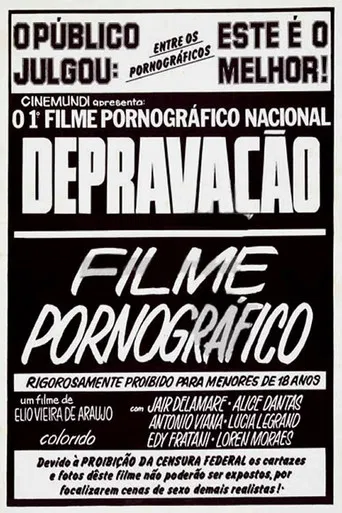Depravação poster