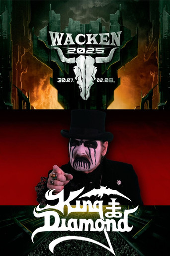King Diamond Live at Wacken 2025 poster