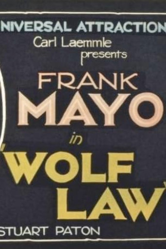 Wolf Law poster