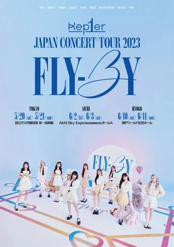 Kep1er Japan Concert Tour 2023 'Fly-By' poster