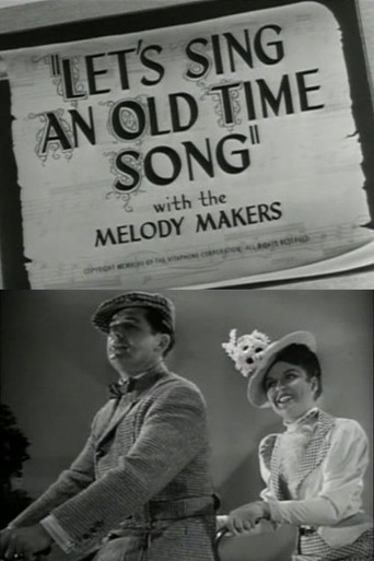 Let's Sing an Old Time Song poster