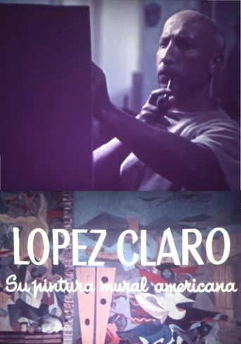 López Claro, su pintura mural americana poster