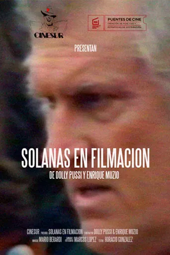 Solanas en filmación poster