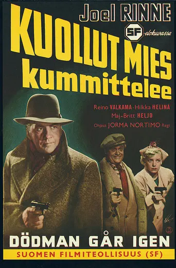 Kuollut mies kummittelee poster